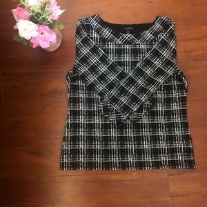 Business Black And White Talbots Top